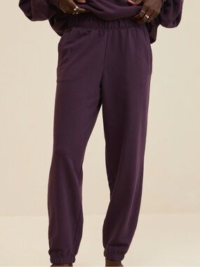 aerie Plum Purple Track Joggers